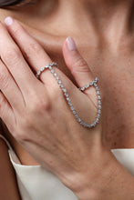 Load image into Gallery viewer, Double Pear Diamond Tennis Ring