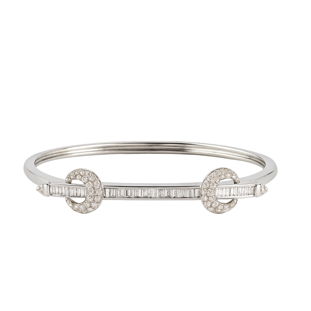 Half Moon Arrow Diamond Bracelet