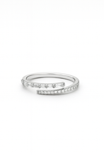 Load image into Gallery viewer, Baguette Round Wrap Ring
