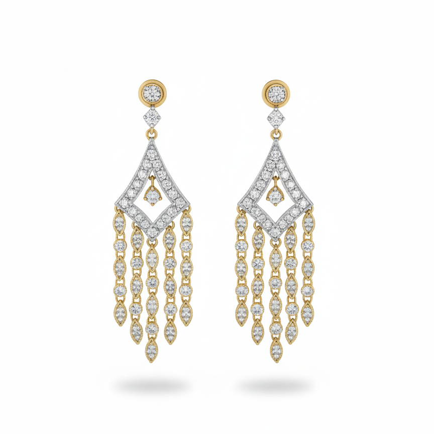 Chandelier Diamond Earrings