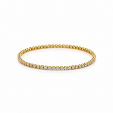 Load image into Gallery viewer, Bezel Round Diamond Tennis Bracelet
