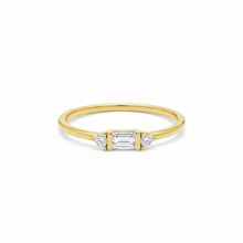 Load image into Gallery viewer, Baguette Mini Diamond Ring
