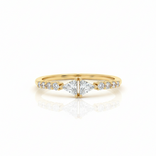 Load image into Gallery viewer, Double Trillion Diamond Ring
