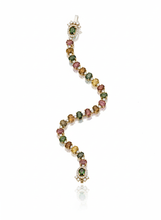 Load image into Gallery viewer, Gemstone Oval and Diamond Tennis Bracelet
