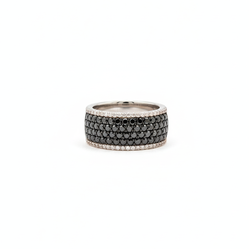 Black Diamond Pave Band