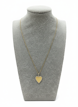 Load image into Gallery viewer, Pave Diamond Border Heart Necklace
