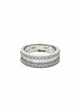 Load image into Gallery viewer, Half Baguette Diamond Band
