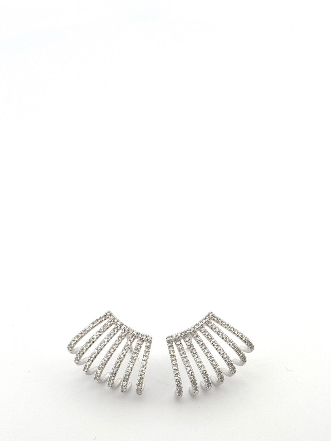 Diamond Pave Crawler Earrings