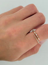 Load image into Gallery viewer, Baguette Round Wrap Ring
