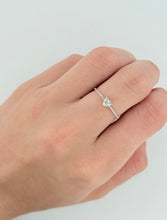 Load image into Gallery viewer, Trillion Mini Diamond Heart Ring
