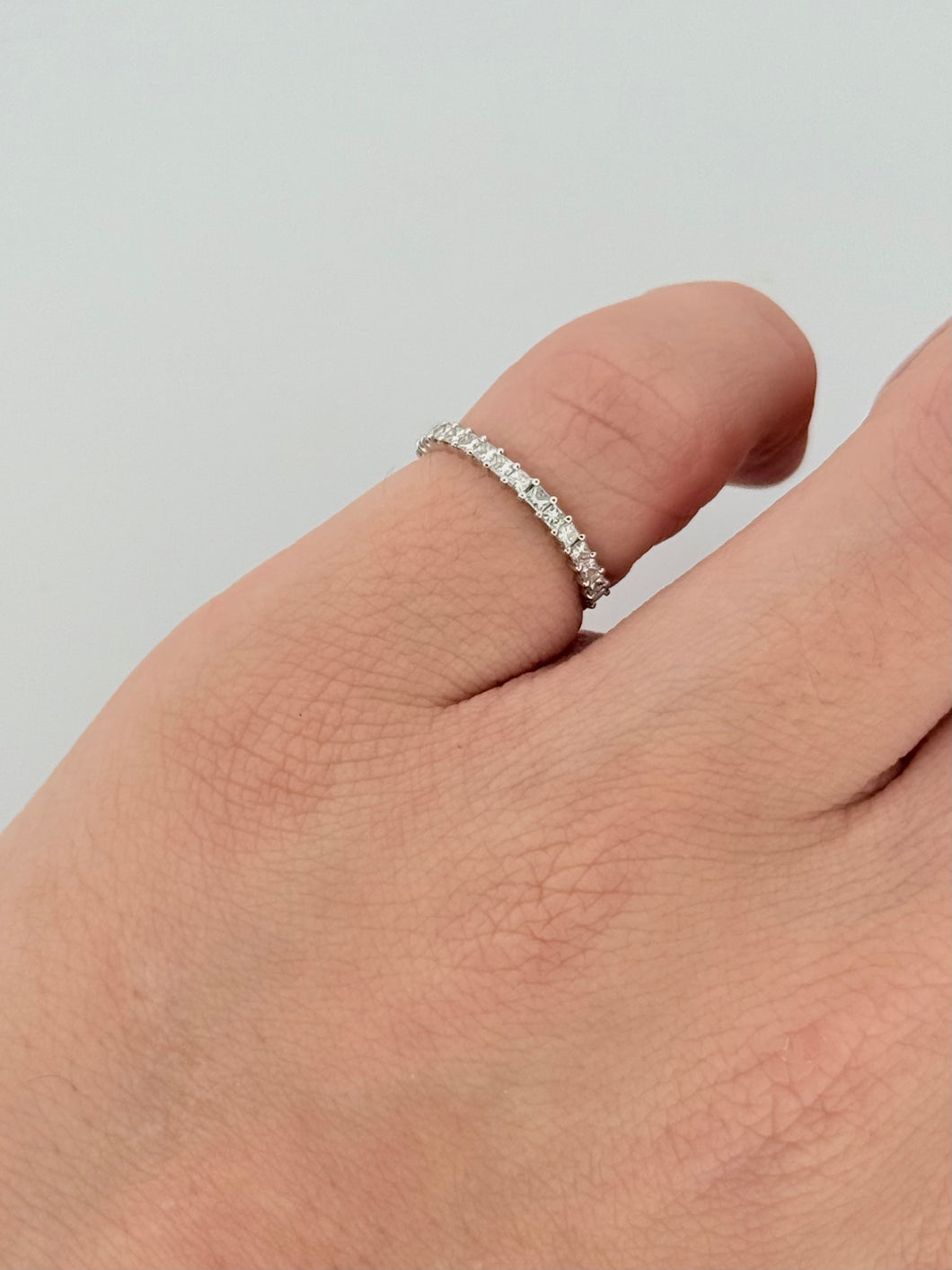 Princess Mini Diamond Pinky Ring