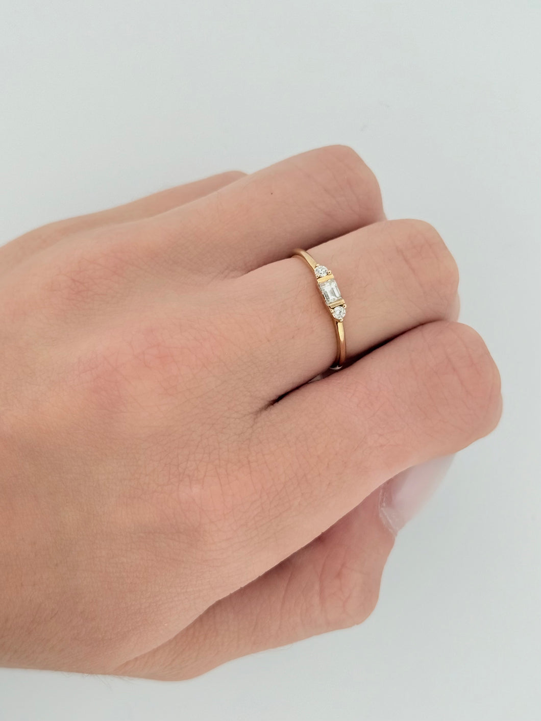 Baguette Mini Diamond Ring