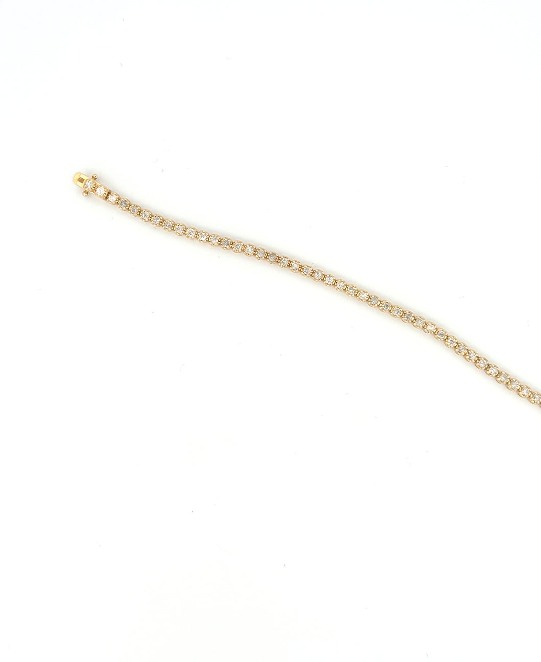 Diamond Tennis Bracelet in Yellow Gold