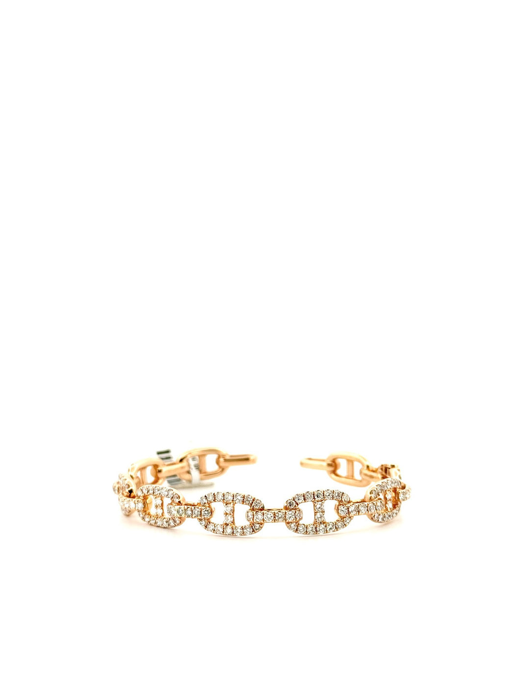 Interlock Diamond Bangle