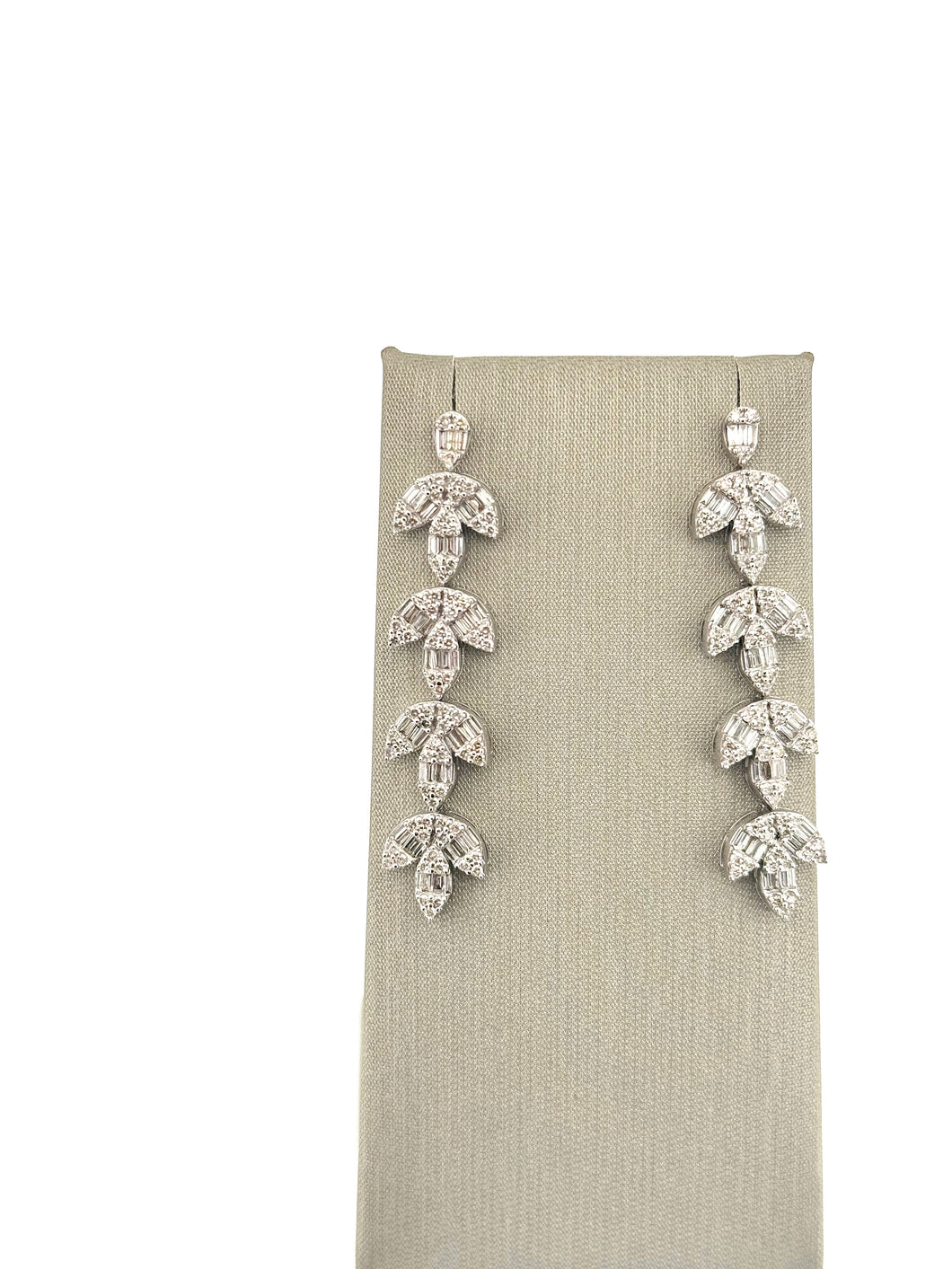 Multiple Leaf Falling Earrings