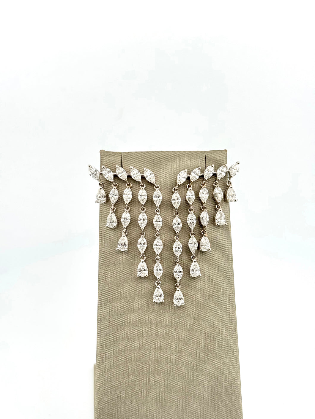 Waterfall marquise and pear Earrings